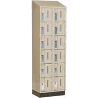 Casiers robustes Concorde, 6 niveaux, Bloc de 2, 24" x 18" x 82", Acier, Beige, Soud&eacute; (assembl&eacute;) CSL Industriel Inc.