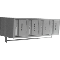 Casiers muraux robustes, Bloc de 4, 18" x 12" x 12", Acier CSL Industriel Inc.