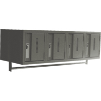 Casiers muraux robustes, Bloc de 4, 18" x 12" x 12", Acier CSL Industriel Inc.