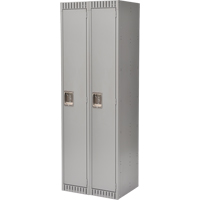 Casiers, Bloc de 2, 24" x 18" x 72", Acier, Gris, D&eacute;mont&eacute; CSL Industriel Inc.
