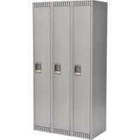 Casiers, Bloc de 3, 36" x 18" x 72", Acier, Gris, D&eacute;mont&eacute; CSL Industriel Inc.
