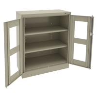 C-Thru Counter High Cabinet, Steel, 2 Shelves, 42" H x 36" W x 18" D CSL Industriel Inc.