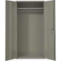 Armoire garde-robe, Acier, 36" la x 18" p x 72" h, Gris CSL Industriel Inc.
