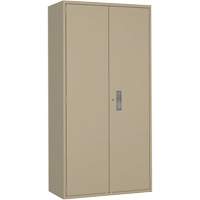 Armoire garde-robe, Acier, 36" la x 18" p x 72" h, Beige CSL Industriel Inc.