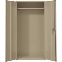 Armoire garde-robe, Acier, 36" la x 18" p x 72" h, Beige CSL Industriel Inc.