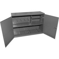 Armoire pour accessoires abrasifs, Acier, 2 tiroirs, 33-3/4" x 11-7/8" x 23-7/8", Gris CSL Industriel Inc.