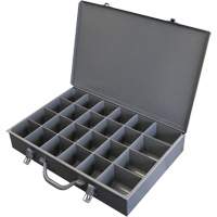 Steel Scoop Compartment Boxes, 17.875" W x 12" D x 3" H, 24 Compartments CSL Industriel Inc.