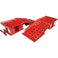 Paire de rampes larges pour camion, Capacit&eacute; 20 000 lb, 50-1/2" lo, 18-3/8" la, Hauteur de 9-1/4" CSL Industriel Inc.