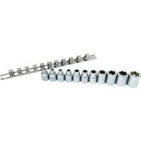 Flat-Cut E-"Star" Socket Set, 11 Pieces, 3/8" Drive Size CSL Industriel Inc.