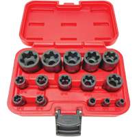EP "Star" Plus Socket Set, 15 Pieces, 1/2"/1/4"/3/8" Drive Size CSL Industriel Inc.