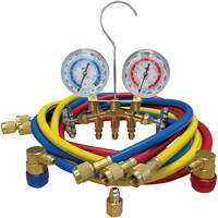 Automotive Manifold Gauge Set with Economy Couplers & Tank Adapter CSL Industriel Inc.