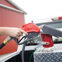 Red Automatic Gasoline Spout Nozzle CSL Industriel Inc.