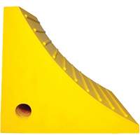 Wheel Chock, Polyurethane, Yellow, 15-1/4" W x 12-1/8" D x 10-3/4" H CSL Industriel Inc.