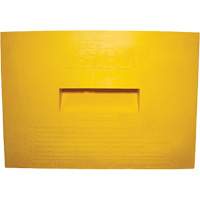 Wheel Chock, Polyurethane, Yellow, 15-1/4" W x 12-1/8" D x 10-3/4" H CSL Industriel Inc.