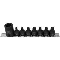 Jeu de douilles/embouts de boulon de caisse de camionnettes, 8 Morceaux, Prise de 1/2"/3/8" CSL Industriel Inc.