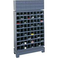 Unit&eacute; de stockage modulaire pour petites pi&egrave;ces, Acier, 18 tiroirs, 33-3/4" x 12-1/4" x 58-5/8", Gris CSL Industriel Inc.