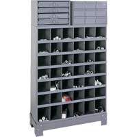 Unit&eacute; de stockage modulaire pour petites pi&egrave;ces, Acier, 13 tiroirs, 33-3/4" x 12-1/4" x 59", Gris CSL Industriel Inc.
