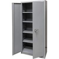 Storage Cabinet, Steel, 4 Shelves, 66" H x 30" W x 15" D, Grey CSL Industriel Inc.