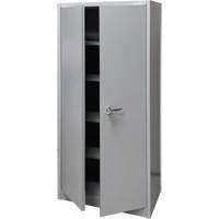 Storage Cabinet, Steel, 4 Shelves, 66" H x 30" W x 15" D, Grey CSL Industriel Inc.