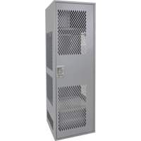 Gear Locker with Door, Steel, 24" W x 24" D x 72" H, Grey CSL Industriel Inc.