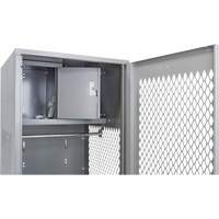 Gear Locker with Door, Steel, 24" W x 24" D x 72" H, Grey CSL Industriel Inc.
