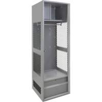 Gear Locker, Steel, 24" W x 24" D x 72" H, Grey CSL Industriel Inc.