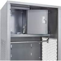 Gear Locker, Steel, 24" W x 24" D x 72" H, Grey CSL Industriel Inc.
