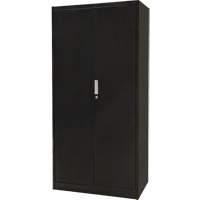 Combination Storage Cabinet, 36" W x 18" D x 72" H, Black CSL Industriel Inc.
