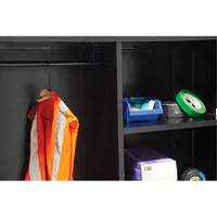 Combination Storage Cabinet, 36" W x 18" D x 72" H, Black CSL Industriel Inc.