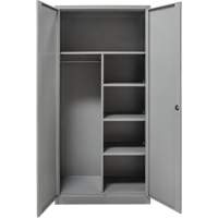 Combination Storage Cabinet, 36" W x 18" D x 72" H, Grey CSL Industriel Inc.