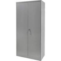 Armoire garde-robe, Acier, 36" la x 18" p x 72" h, Gris CSL Industriel Inc.