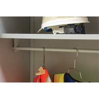 Armoire garde-robe, Acier, 36" la x 18" p x 72" h, Gris CSL Industriel Inc.