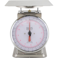 Balance &agrave; plateau sup&eacute;rieur, Capacit&eacute; 25 lb 12 kg, Graduations 0,125 lb / 50 g CSL Industriel Inc.