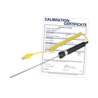 Sonde thermocouple &agrave; immersion avec certificat de calibration, 600 °C (1112°F) Temp. max. CSL Industriel Inc.
