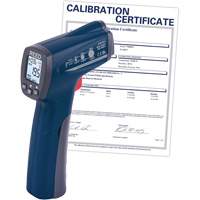Thermom&egrave;tre &agrave; infrarouge avec certificat de calibration, -25,6°- 752° F ( -32° - 400° C ), 12:1, &eacute;missivit&eacute; Ajustable CSL Industriel Inc.
