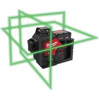 M12 360-Degree 3-Plane Cordless Laser Kit, 125' (38.1 m), 530 Nm CSL Industriel Inc.
