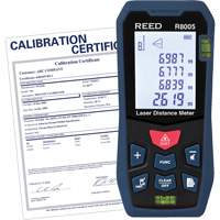 Laser Distance Meter with Calibration Certificate, 0' - 164' (0 m - 50 m) Range, Digital (Electronic) CSL Industriel Inc.