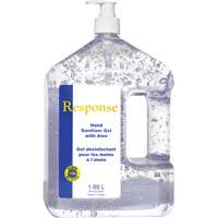 Response&reg; Hand Sanitizer Gel with Aloe, 1890 ml, Pump Bottle, 70% Alcohol CSL Industriel Inc.
