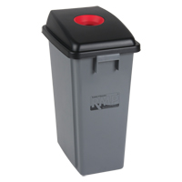 Recycling & Garbage Bin with Classification Lid, Plastic, 16 US gal. CSL Industriel Inc.