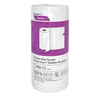 Pro Select Kitchen Towel Roll, 2 Ply, 250 Sheets/Roll, 8" W, 11" L CSL Industriel Inc.