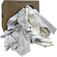 Wiping Rags, Fleece, White, 20 lbs. CSL Industriel Inc.