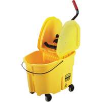 WaveBrake&reg; Mop Bucket & Wringer Combo Pack, Down Press, 8.75 US Gal.(35 Quart), Yellow CSL Industriel Inc.