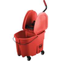 WaveBrake&reg; Mop Bucket & Wringer Combo Pack, Down Press, 8.75 US Gal.(35 Quart), Red CSL Industriel Inc.