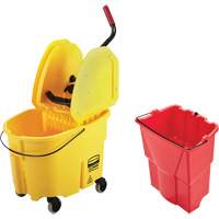 WaveBrake&reg; Mop Bucket & Wringer Combo Pack, Down Press, 8.75 US Gal.(35 Quart), Yellow CSL Industriel Inc.