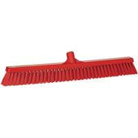 Balai-brosse &agrave; soies combin&eacute;es, Crins Cors&eacute;/Fin, 24-1/2", Polyester, Rouge CSL Industriel Inc.