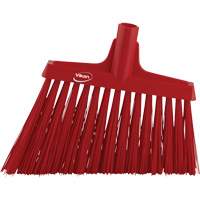 Angle Broom Head, X-Coarse Bristles, 12", Polyester, Red CSL Industriel Inc.