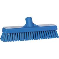 Brosse &agrave; r&eacute;curer pour planchers et murs, Crins Ferme, 12", Polyester, Bleu CSL Industriel Inc.
