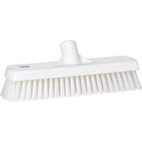 Brosse &agrave; r&eacute;curer pour planchers et murs, Crins Ferme, 12", Polyester, Blanc CSL Industriel Inc.