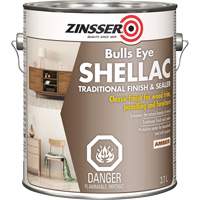 Zinsser&reg; Bulls Eye&reg; Shellac Sealer, Amber, 3.7 L CSL Industriel Inc.