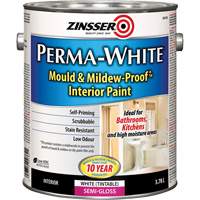 Perma-White&reg; Mold & Mildew-Proof Interior Paint, 3.78 L, Gallon, White CSL Industriel Inc.